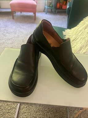 Footprints by Birkenstock Slip-On Leather Casual Loafers - Black